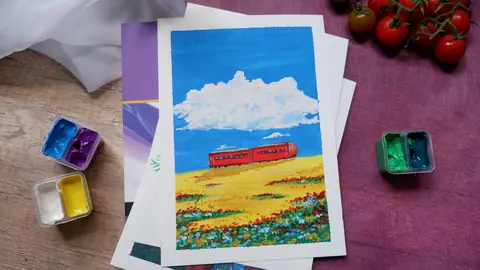 Garden Art Travel Postcard Workshop