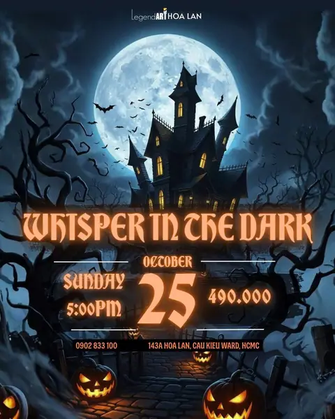 Whisper in the Dark – Halloween Party at Legend Art Hoa Lan