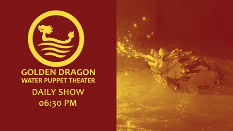 Traditional Water Puppet Show at Rồng Vàng